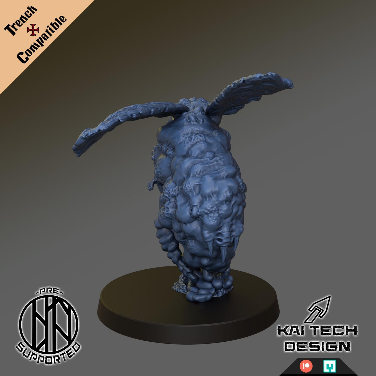 Beelzebub Herald Trench Crusade Compatible KaiTech Black Grail