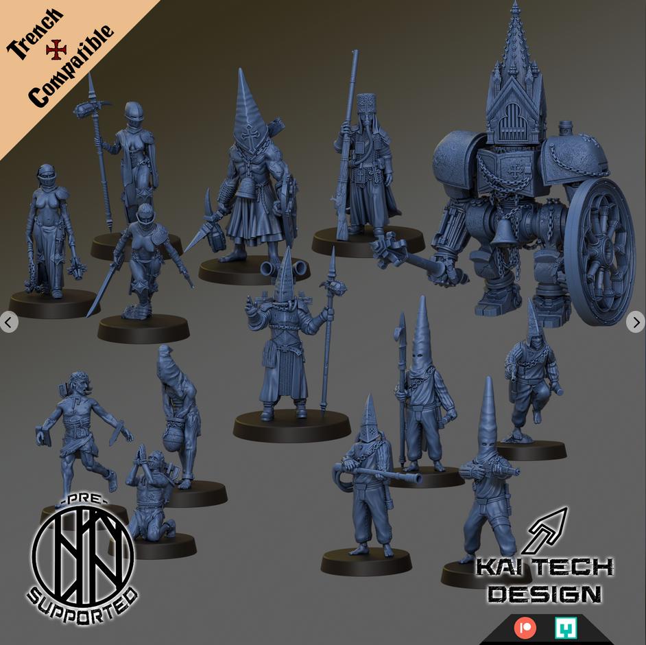 Full Pilgrims Army – Trench Crusade Compatible | KaiTech | Full Army