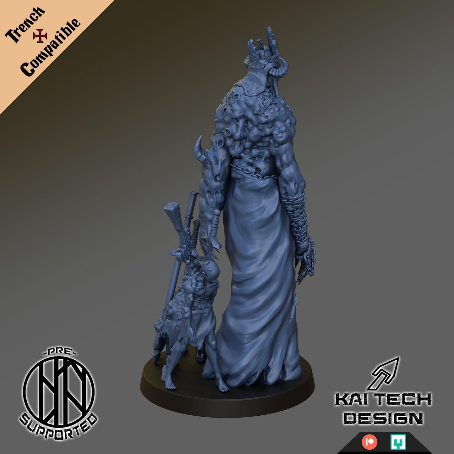 Tumuor Lord | Trench Crusade Compatible | KaiTech | Black Grail
