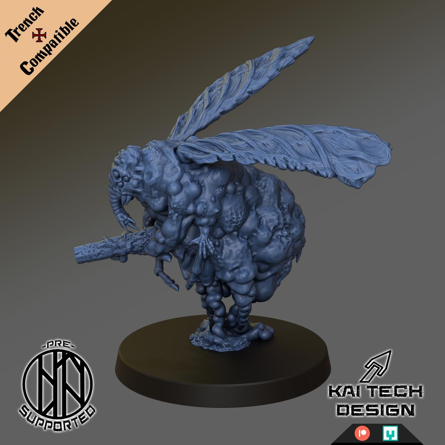 Beelzebub Herald   Trench Crusade Compatible   KaiTech   Black Grail