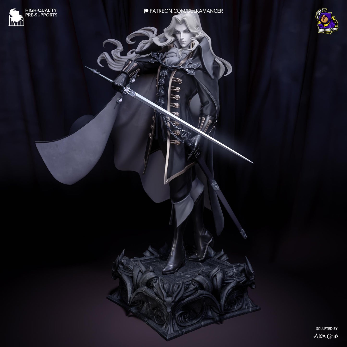 a statue of a man with a sword in his hand