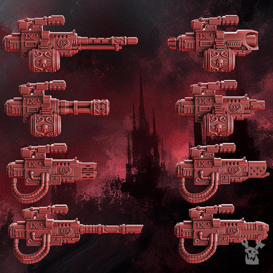 Bits - Crimson Wings Heavy Weapons x10 - Dakka Dakka - Blood Angels proxy - HH