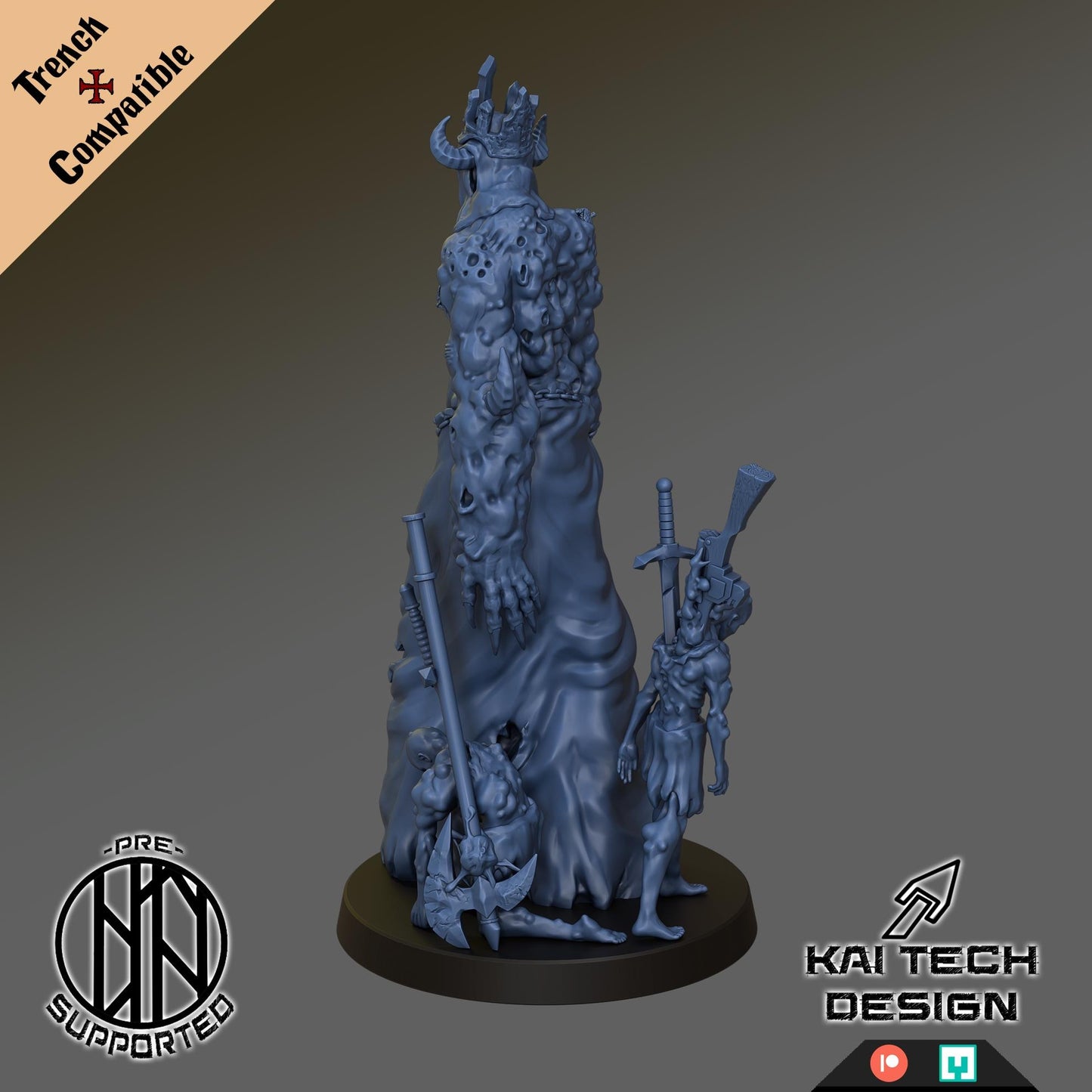 Tumuor Lord | Trench Crusade Compatible | KaiTech | Black Grail