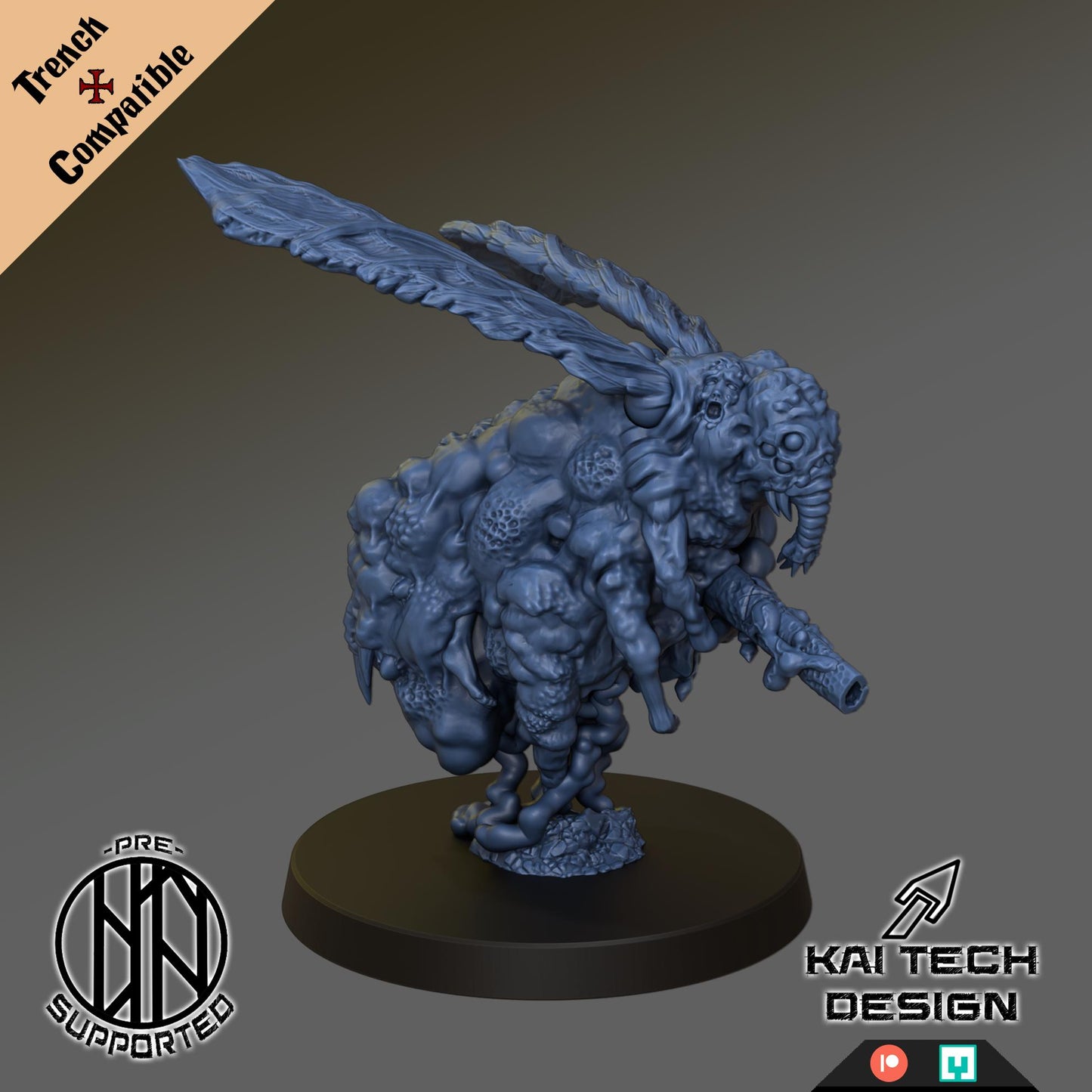 Beelzebub Herald   Trench Crusade Compatible   KaiTech   Black Grail