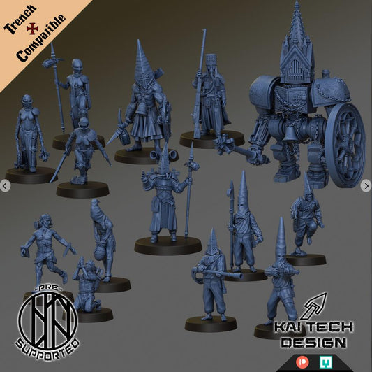 Full Pilgrims Army – Trench Crusade Compatible | KaiTech | Full Army